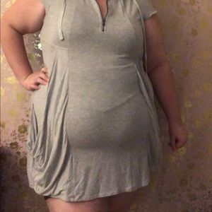 Gray Plus Size Haani Dress